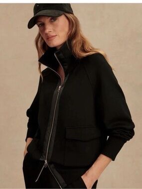 Varley Black Zip Jacket Womens Size Small
